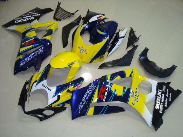 Cheapest 2007-2008 Yellow Corona Suzuki GSXR 1000 K7 Bike Fairing Kit UK Cheapest 2007-2008 Yellow Corona Suzuki GSXR 1000 K7 Bike Fairing Kit UK