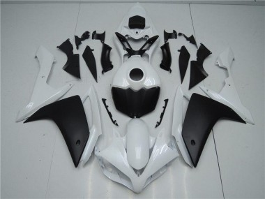Cheapest 2007-2008 White Black Yamaha YZF R1 Motorbike Fairing Kits UK