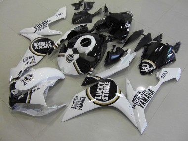 Cheapest 2007-2008 Black Lucky Strike Yamaha YZF R1 Moto Fairings UK