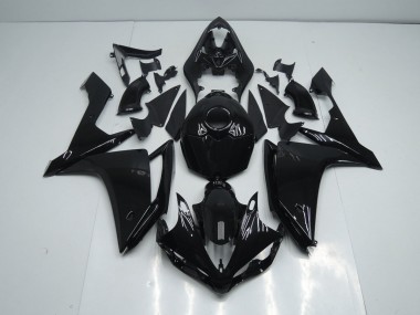 Cheapest 2007-2008 Glossy Black Yamaha YZF R1 Motorcycle Fairing Kit UK