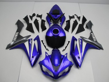 Cheapest 2007-2008 Blue White Yamaha YZF R1 Bike Fairing Kit UK