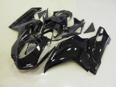 Cheapest 2007-2014 Glossy Black Ducati 848 1098 1198 Motorcycle Fairings UK