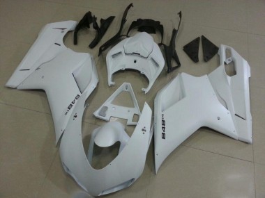 Cheapest 2007-2014 Matte White Ducati 848 1098 1198 Motorbike Fairing UK