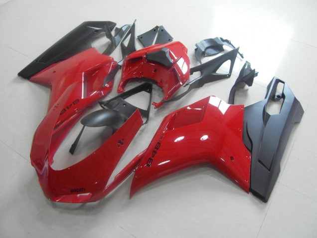 Cheapest 2007-2014 Red Black Ducati 848 1098 1198 Motorcycle Fairing Kits UK Cheapest 2007-2014 Red Black Ducati 848 1098 1198 Motorcycle Fairing Kits UK
