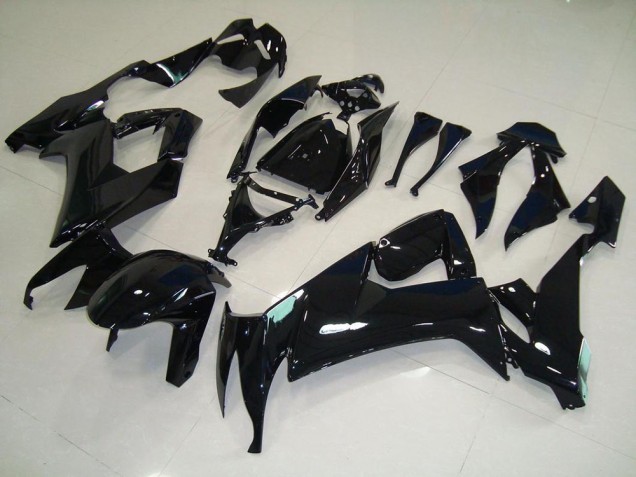 Cheapest 2008-2010 Glossy Black Kawasaki ZX10R Bike Fairing UK
