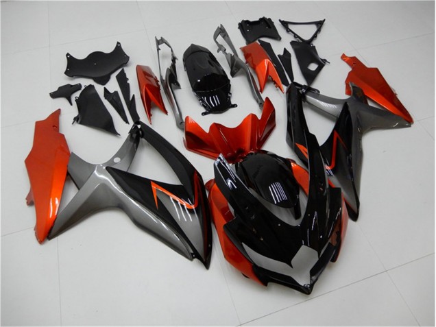 Cheapest 2008-2010 Black Orange Grey Suzuki GSXR 600/750 Motorbike Fairing Kits UK Cheapest 2008-2010 Black Orange Grey Suzuki GSXR 600/750 Motorbike Fairing Kits UK