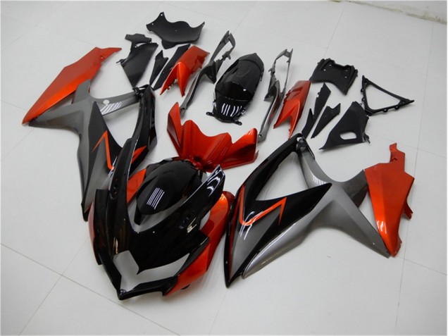 Cheapest 2008-2010 Black Orange Grey Suzuki GSXR 600/750 Motorbike Fairing Kits UK Cheapest 2008-2010 Black Orange Grey Suzuki GSXR 600/750 Motorbike Fairing Kits UK