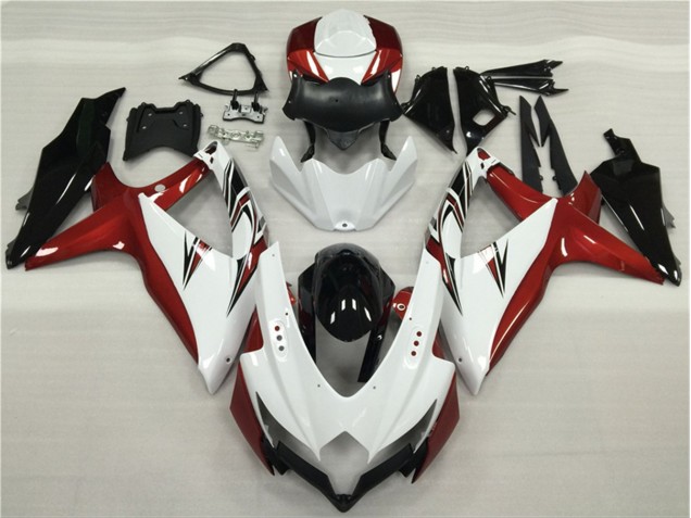 Cheapest 2008-2010 White Red Black Suzuki GSXR 600/750 Motor Fairings UK Cheapest 2008-2010 White Red Black Suzuki GSXR 600/750 Motor Fairings UK