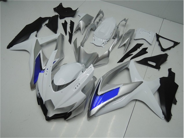 Cheapest 2008-2010 White Silver Blue Suzuki GSXR 600/750 Motorcycle Fairings Kit UK Cheapest 2008-2010 White Silver Blue Suzuki GSXR 600/750 Motorcycle Fairings Kit UK