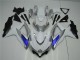 Cheapest 2008-2010 White Silver Blue Suzuki GSXR 600/750 Motorcycle Fairings Kit UK Cheapest 2008-2010 White Silver Blue Suzuki GSXR 600/750 Motorcycle Fairings Kit UK