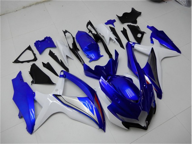 Cheapest 2008-2010 Blue White Suzuki GSXR 600/750 Motorcylce Fairings UK Cheapest 2008-2010 Blue White Suzuki GSXR 600/750 Motorcylce Fairings UK
