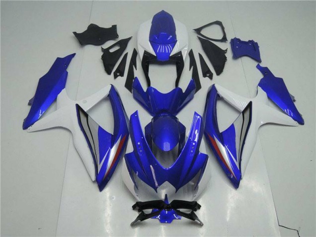 Cheapest 2008-2010 Blue White Suzuki GSXR 600/750 Motorcylce Fairings UK Cheapest 2008-2010 Blue White Suzuki GSXR 600/750 Motorcylce Fairings UK