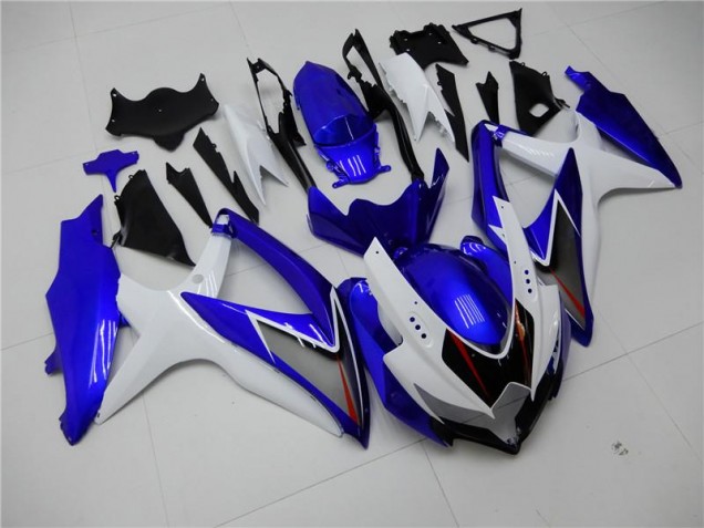 Cheapest 2008-2010 White Blue Suzuki GSXR 600/750 Motorbike Fairings UK Cheapest 2008-2010 White Blue Suzuki GSXR 600/750 Motorbike Fairings UK