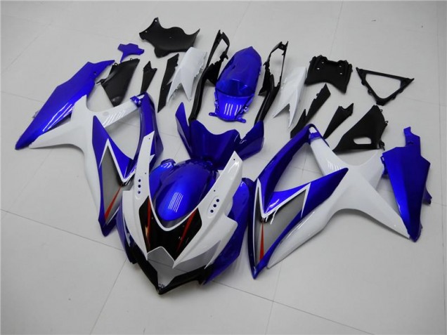 Cheapest 2008-2010 White Blue Suzuki GSXR 600/750 Motorbike Fairings UK Cheapest 2008-2010 White Blue Suzuki GSXR 600/750 Motorbike Fairings UK