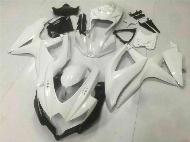 Cheapest 2008-2010 White Suzuki GSXR 600/750 Motorcylce Fairings UK Cheapest 2008-2010 White Suzuki GSXR 600/750 Motorcylce Fairings UK