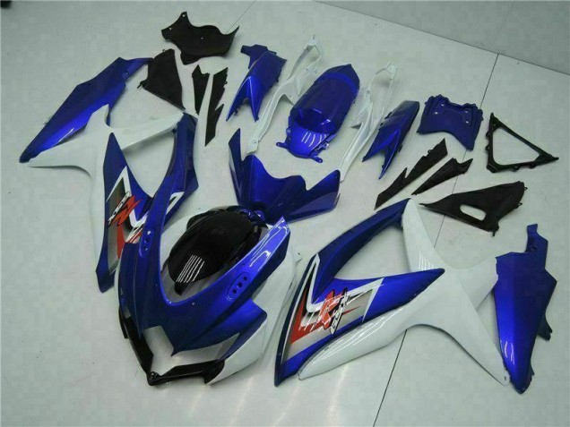 Cheapest 2008-2010 Blue White Suzuki GSXR 600/750 Motorcycle Fairings UK Cheapest 2008-2010 Blue White Suzuki GSXR 600/750 Motorcycle Fairings UK