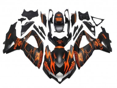 Cheapest 2008-2010 Black Orange Suzuki GSXR 600/750 Bike Fairings UK