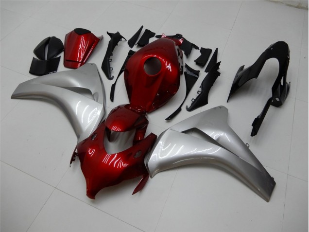 Cheapest 2008-2011 Red Silver Honda CBR1000RR Motorbike Fairings UK
