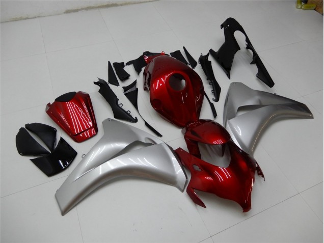 Cheapest 2008-2011 Red Silver Honda CBR1000RR Motorbike Fairings UK