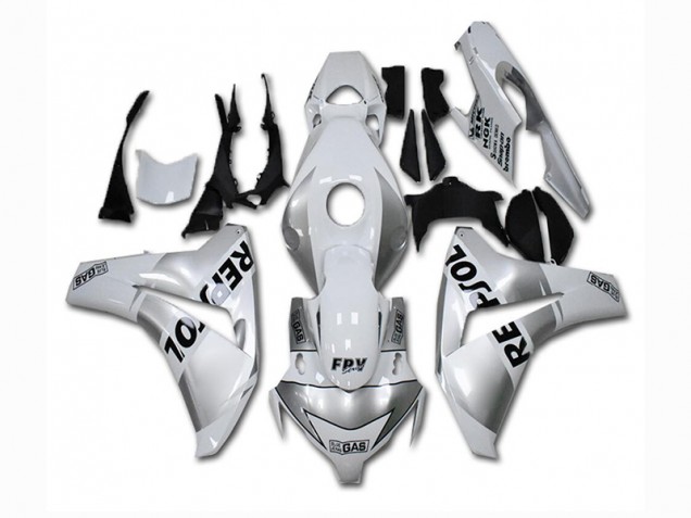 Cheapest 2008-2011 Silver White Repsol Honda CBR1000RR Bike Fairing UK
