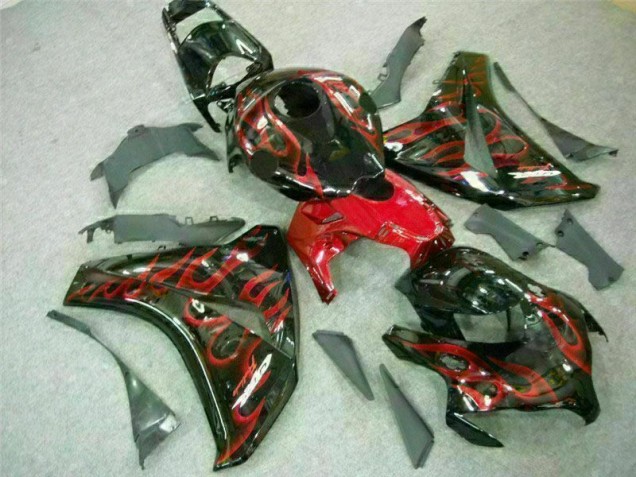 Cheapest 2008-2011 Red Flame Honda CBR1000RR Motorbike Fairing UK