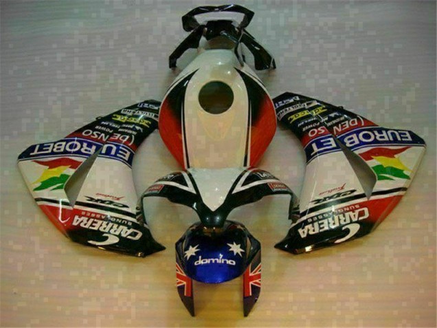 Cheapest 2008-2011 White Blue Honda CBR1000RR Motorcycle Fairing UK