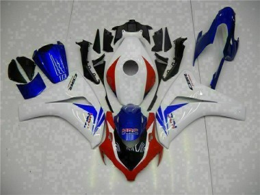 Cheapest 2008-2011 White Blue Honda CBR1000RR Motorcycle Fairing Kits UK