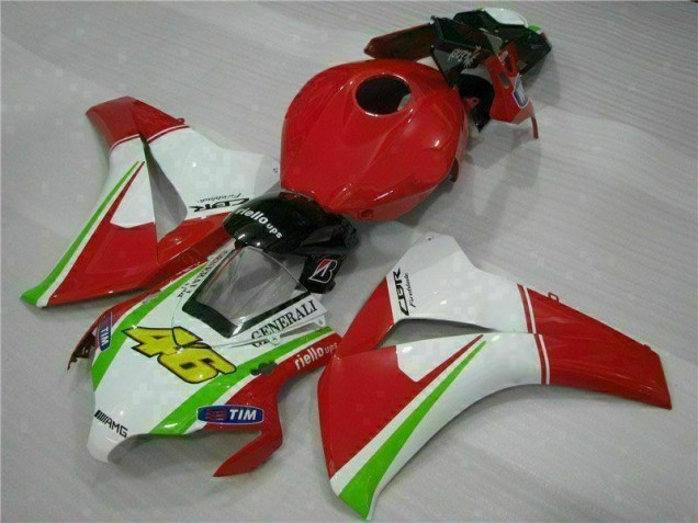 Cheapest 2008-2011 Red White Honda CBR1000RR Bike Fairings UK