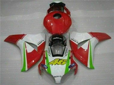 Cheapest 2008-2011 Red White Honda CBR1000RR Bike Fairings UK
