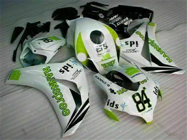 Cheapest 2008-2011 White Green Hannspree 84 Honda CBR1000RR Motorcycle Bodywork UK