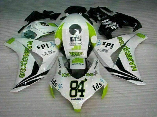 Cheapest 2008-2011 White Green Hannspree 84 Honda CBR1000RR Motorcycle Bodywork UK