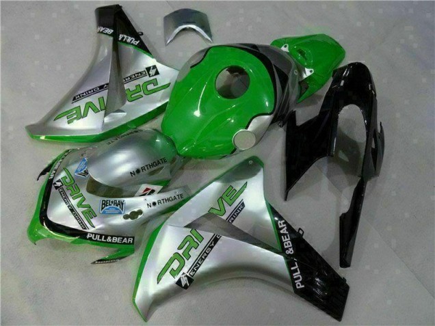 Cheapest 2008-2011 Green Silver Honda CBR1000RR Moto Fairings UK