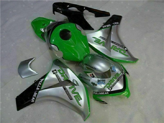 Cheapest 2008-2011 Green Silver Honda CBR1000RR Moto Fairings UK