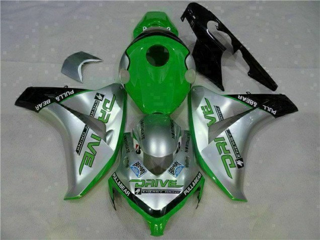 Cheapest 2008-2011 Green Silver Honda CBR1000RR Moto Fairings UK