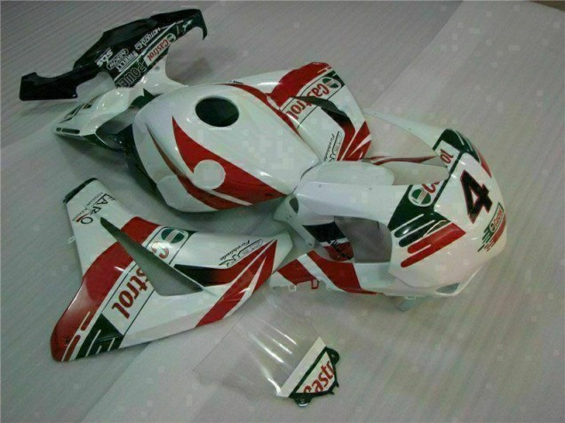 Cheapest 2008-2011 White Castrol 4 Honda CBR1000RR Motorcycle Fairing UK
