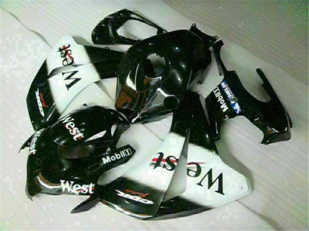 Cheapest 2008-2011 White Black West Honda CBR1000RR Motorbike Fairing Kits & Plastics UK