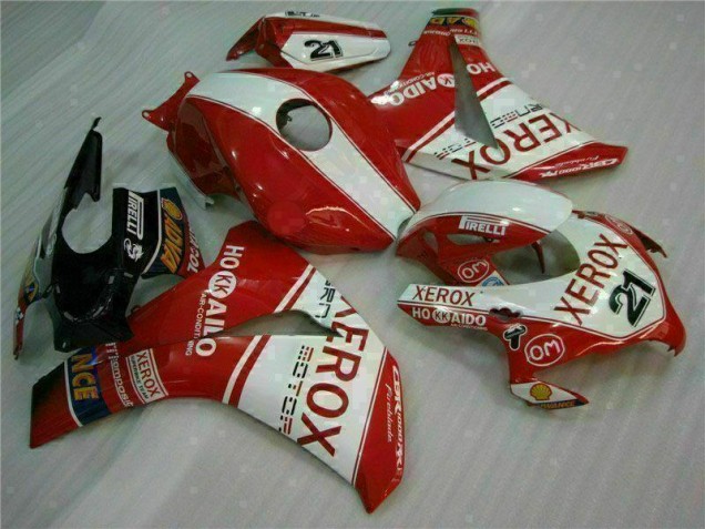 Cheapest 2008-2011 Red Xerox 21 Honda CBR1000RR Motorcycle Fairings Kit UK