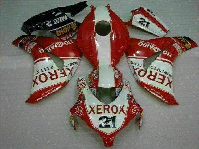 Cheapest 2008-2011 Red Xerox 21 Honda CBR1000RR Motorcycle Fairings Kit UK