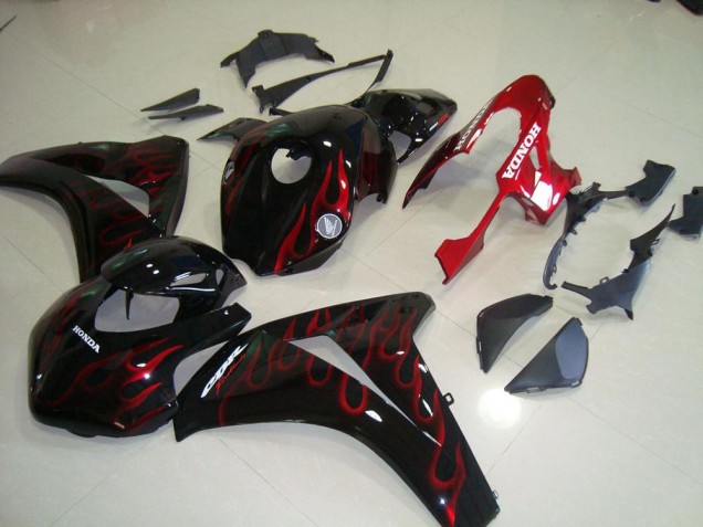Cheapest 2008-2011 Red Flame Race Honda CBR1000RR Motorcycle Fairing Kit UK