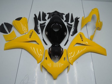 Cheapest 2008-2011 Yellow and Black Honda CBR1000RR Bike Fairing UK