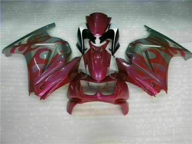 Cheapest 2008-2012 Purple Red Kawasaki EX250 Replacement Motorcycle Fairings UK