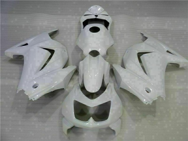 Cheapest 2008-2012 White Kawasaki EX250 Motorcycle Replacement Fairings UK Cheapest 2008-2012 White Kawasaki EX250 Motorcycle Replacement Fairings UK