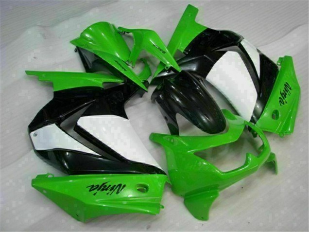 Cheapest 2008-2012 Green Black Ninja Kawasaki EX250 Moto Fairings UK