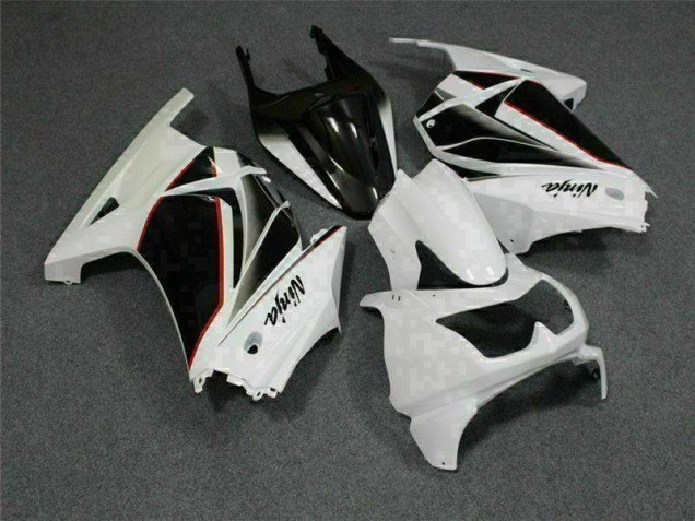 Cheapest 2008-2012 White Black Ninja Kawasaki EX250 Replacement Fairings UK Cheapest 2008-2012 White Black Ninja Kawasaki EX250 Replacement Fairings UK