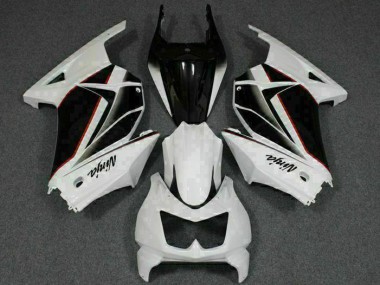Cheapest 2008-2012 White Black Ninja Kawasaki EX250 Replacement Fairings UK