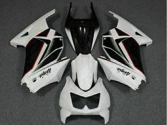 Cheapest 2008-2012 White Black Ninja Kawasaki EX250 Replacement Fairings UK Cheapest 2008-2012 White Black Ninja Kawasaki EX250 Replacement Fairings UK