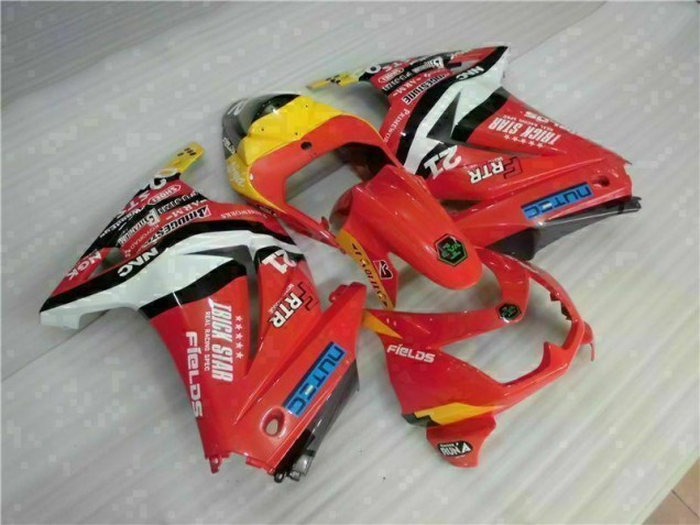 Cheapest 2008-2012 Red Yellow Kawasaki EX250 Motorcycle Fairing Kit UK Cheapest 2008-2012 Red Yellow Kawasaki EX250 Motorcycle Fairing Kit UK