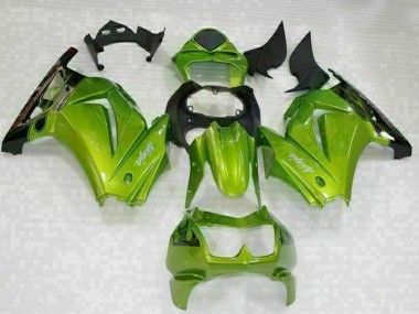 Cheapest 2008-2012 Green Black Kawasaki EX250 Motorcyle Fairings UK