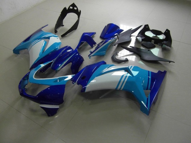 Cheapest 2008-2012 Light and Dark Blue Kawasaki ZX250R Bike Fairing Kit UK Cheapest 2008-2012 Light and Dark Blue Kawasaki ZX250R Bike Fairing Kit UK