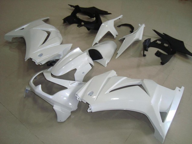 Cheapest 2008-2012 Pearl White Kawasaki ZX250R Motorcycle Fairings Kits UK Cheapest 2008-2012 Pearl White Kawasaki ZX250R Motorcycle Fairings Kits UK
